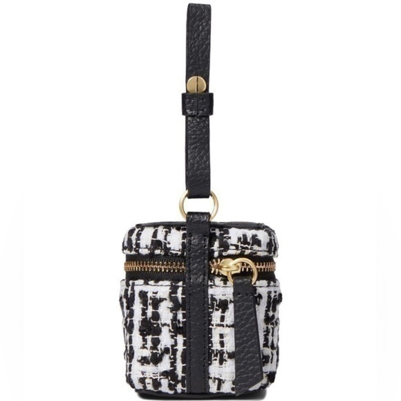 NWT ZAC Zac Posen I Heart Zac Earphone Case - Plaid Tweed